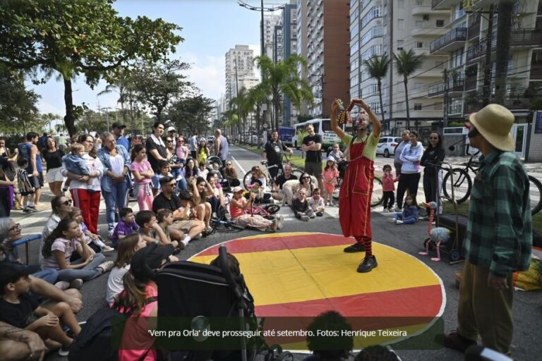 Avenida da Praia tem lazer e diversão