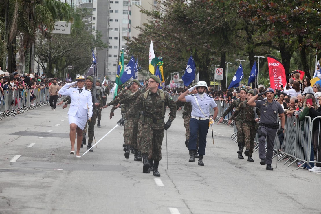 7 de setembro em Santos: veja como será o desfile e alterações no trânsito
